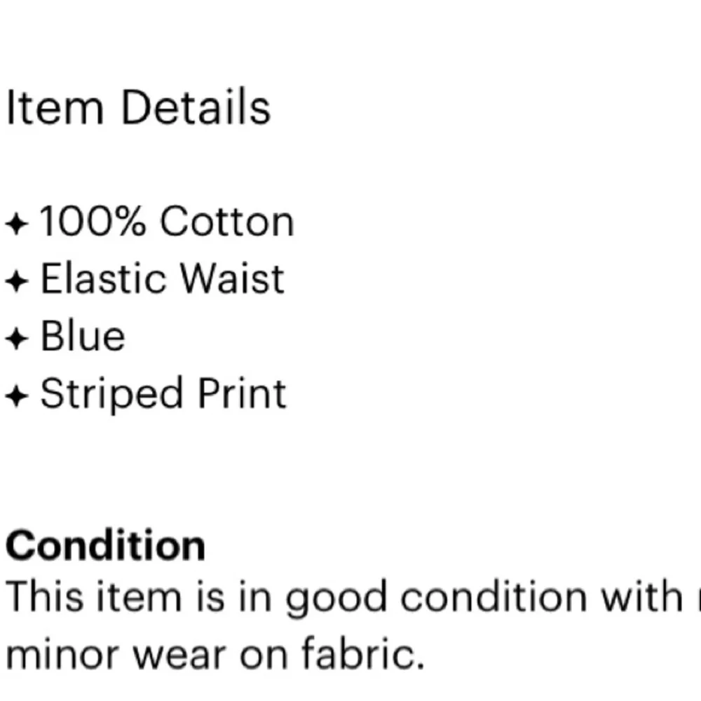 Baby gap blue stripped everyday stretch pants leggings/ pull on 6-12 months